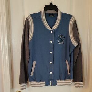 Warner Bros. Harry Potter Ravenclaw Blue Varsity Jacket Size XL